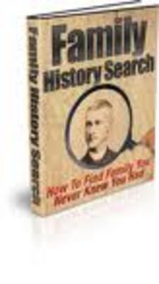 Product picture Family History Search eBook With PLR