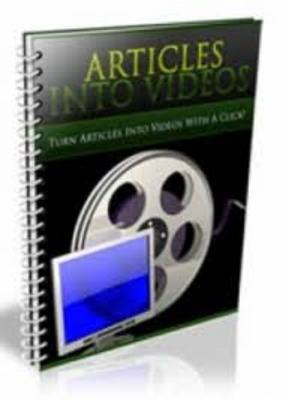 Product picture Articles Into Videos With PLR