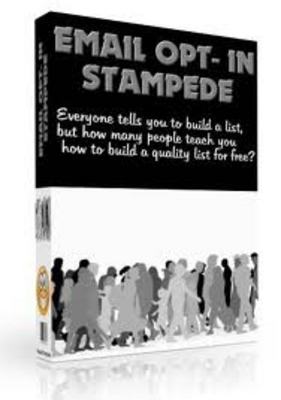 Product picture Email Opt-In Stampede (PLR)