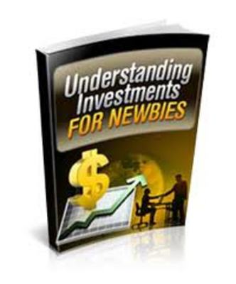 Product picture Understanding Investments For Newbie (PLR)